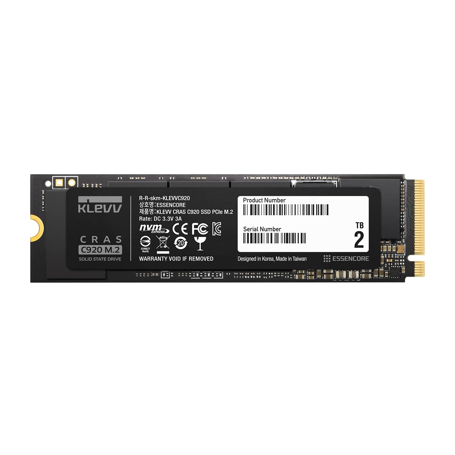 Amazon.co.jp: ESSENCORE KLEVV SSD 2TB C920 M.2 NVMe PCIe Gen4x4